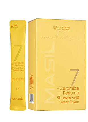 Парфумований гель для душу з церамідами masi sweet flower ceramide perfume shower gel
