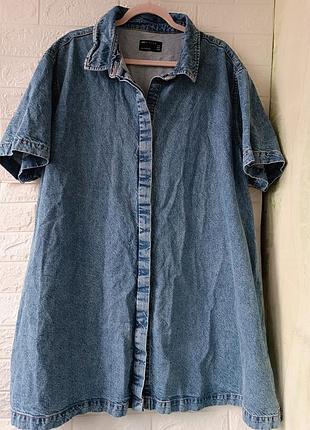 Чудова жіноча рубашка сорочка великого розміру