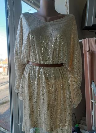 Сукня  вечірня  в паєтку