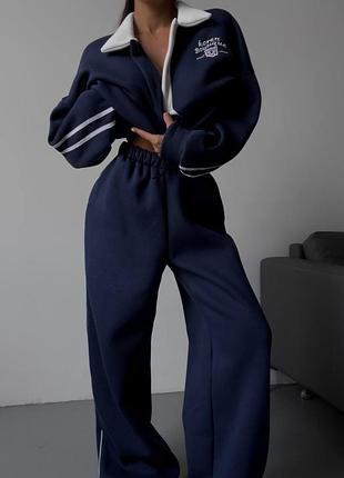 Спортивний костюм новинка дорога тканина трьохнитка пеньє на флісі туреччина