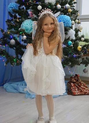 Платье снежинки снежной феи
