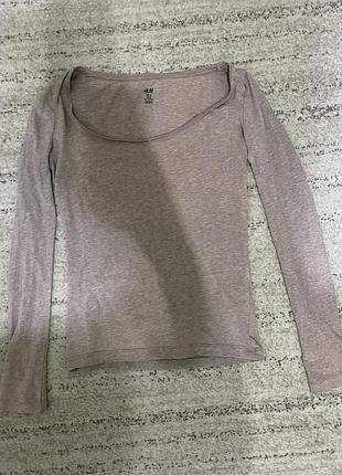 Лонгслив з відкритими плечима