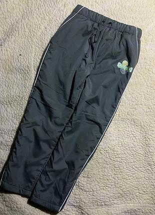 Зимові утеплені спортивні штани 128см 7-8р