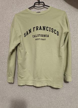 Свитшот салатовый