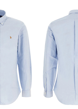 Мужская кэжуэл рубашка polo ralph lauren, сша люксовый бренд размер l - 15,5