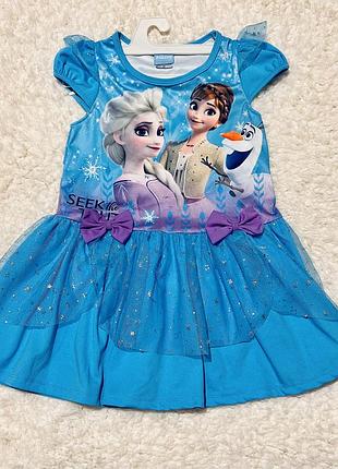 Дитяча святкова сукня з анна та ельза frozen disney (оригінал)
