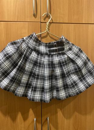 Дитяча спідниця в клітинку для дівчинки