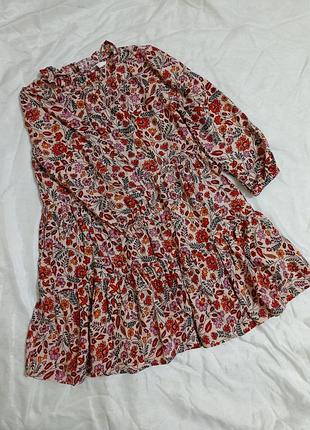 Платье платье цветочный принт р. 116