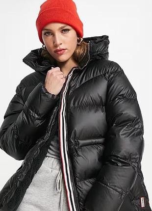 Жіноча тепла зимова куртка з капюшоном hunter