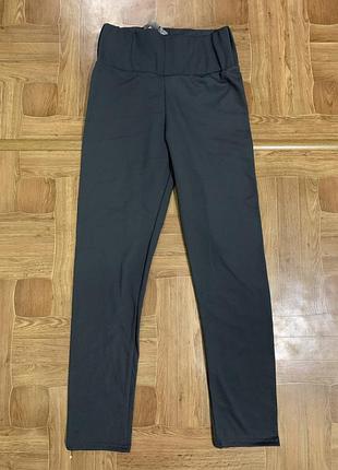 Теплі лосіни в рубчик на флісі/легінси на флісі.