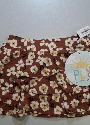 Юбка шорты с воланами для девочки