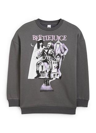 Свитшот с принтом beetlejuice