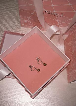 Сережки з сердечками виробник італія