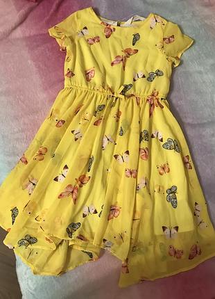 Літня сукня на дівчинку 6-7 років