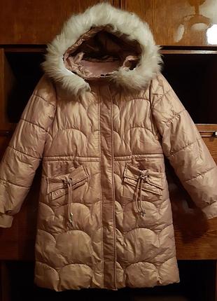 Женская теплая удлиненная куртка с несимным капюшоном от aixinoudi