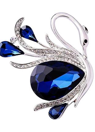 Брошка "лебідь", брошка шпилька (494693363)