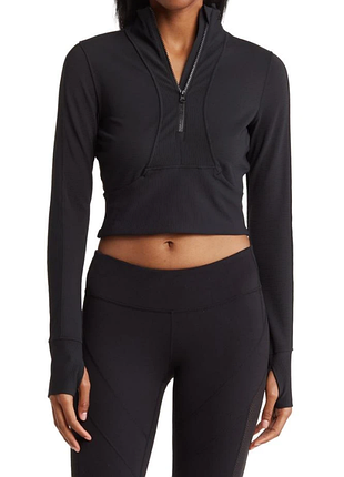 Лонгслив рашгард в рубчик для спорта 90 degree by reflex alo yoga nike