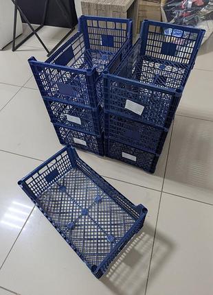 Набор пластиковых ящиков, 7 штук, размер 30х50х18