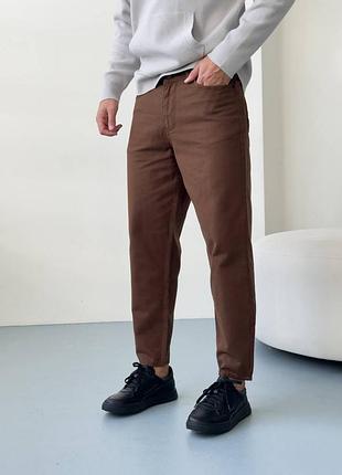 Мужские джинсы плотный премиальный качественный материал красиво сидят на теле очень удобны в носке