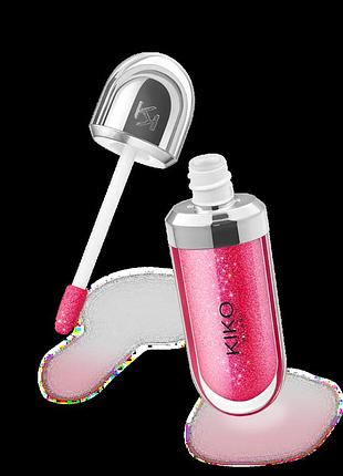 Блеск для губ kiko milano 3d hydra lipgloss -06 (candy rose) 6,5 мл.