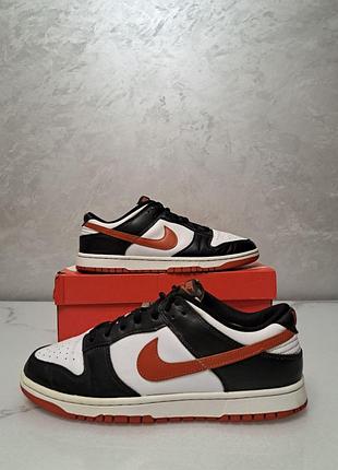 Кроссовки мужские nike dunk low retro black/white dv0833-108 оригинал размер 45