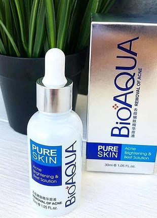 Сироватка для обличчя анти акне bioaqua removal of acne essence