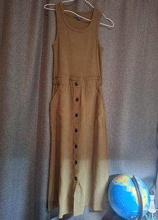 Сукня колір хакі
