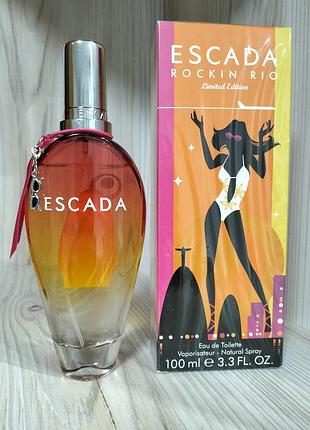 Духи жіночі "escada rockin rio" 100 мл, парфум яскравий аромат фруктовий