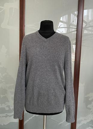 Кашеміровий джемпер светр lands end унісекс, 100% cashmere