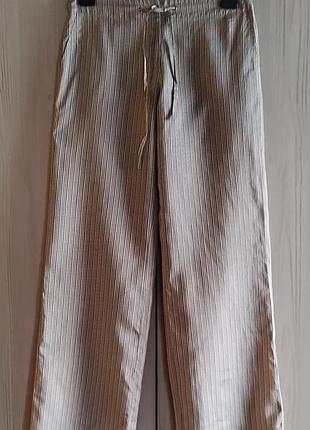 Шелковые прямые брюки в полоскуот seventy