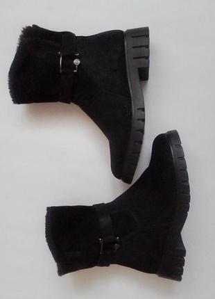 Теплі замшеві черевики | стан супер