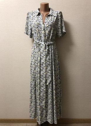 Сукня міді в квітах