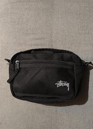 Сумка, борсетка stussy черная