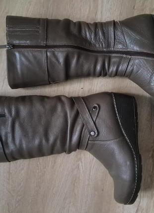 Зимние сапоги натуральная кожа 39р (25.5см)