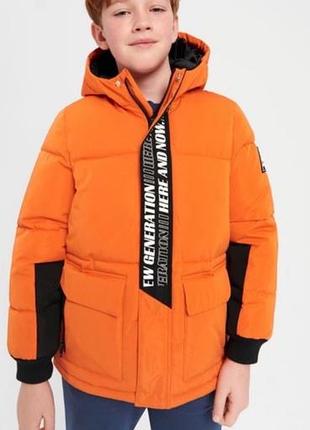 Хлопчик куртка зима sinsay 146