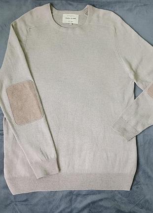 Мужской джемпер river island с налокотниками