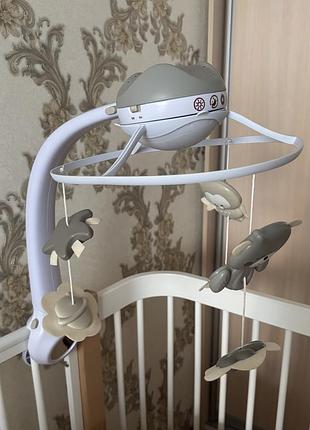 Музичний мобіль infantino 3 в 1 з проектором, сірий