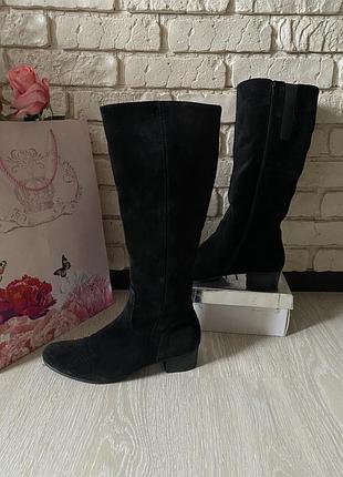 Чоботи замша