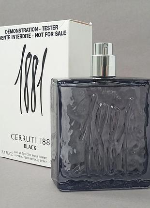 Cerruti 1881 black 100 мл тестер для чоловіків (оригінал)