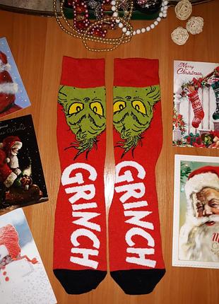 Фирменные новогодние мужские носки гренч
