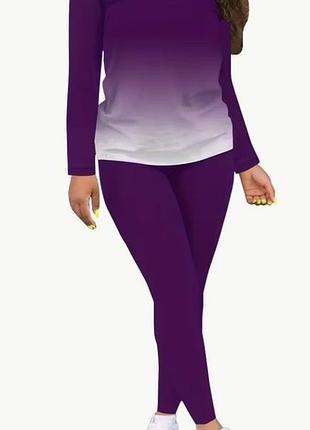 Стильний костюм с градієнтом