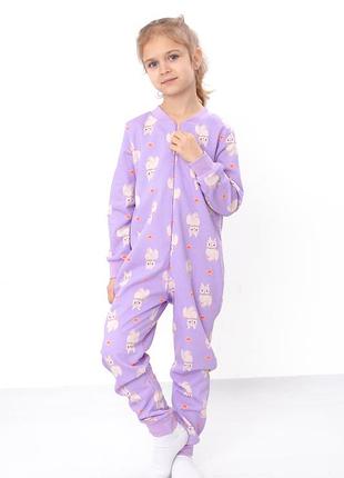 Комбинезон-пижама тёплый хлопок с начесом, теплий комбінезон піжама з начосом