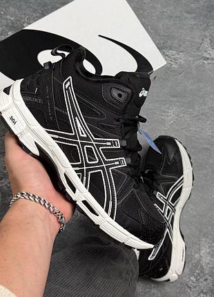 Asics gel kahana 8 mid black/white  хутро+gortex