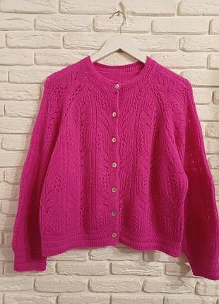 Кардиган ажурний з мохером