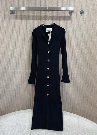 Сукня жіноча чорна міді сукня schiaparelli