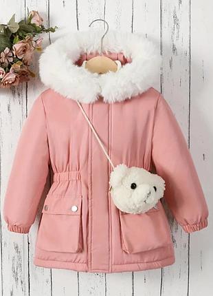Новинка куртка на девочку с игрушкой
