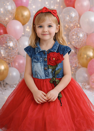 Чудова святкова сукня для дівчинки на новий рік різдво миколая день народження випуск випускна новорічний ранок