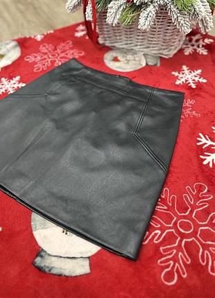 Спідниця h&m міні шкіряна