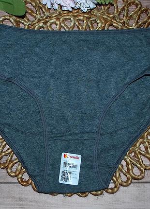 Трусики рубчик батал середня посадка ххл донелла donella хіпстери