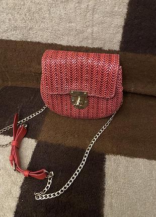 Сумка жіноча соломяна